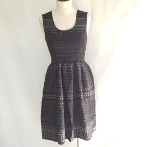 Max Studio Specialty Products Black/Gray Dress
